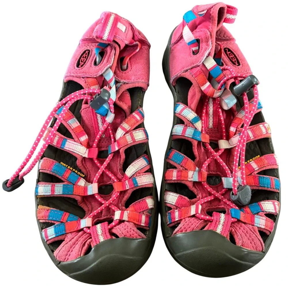 Keen Newport H2 Sport Sandals Big Kids‎ Sz 4 Pink Waterproof